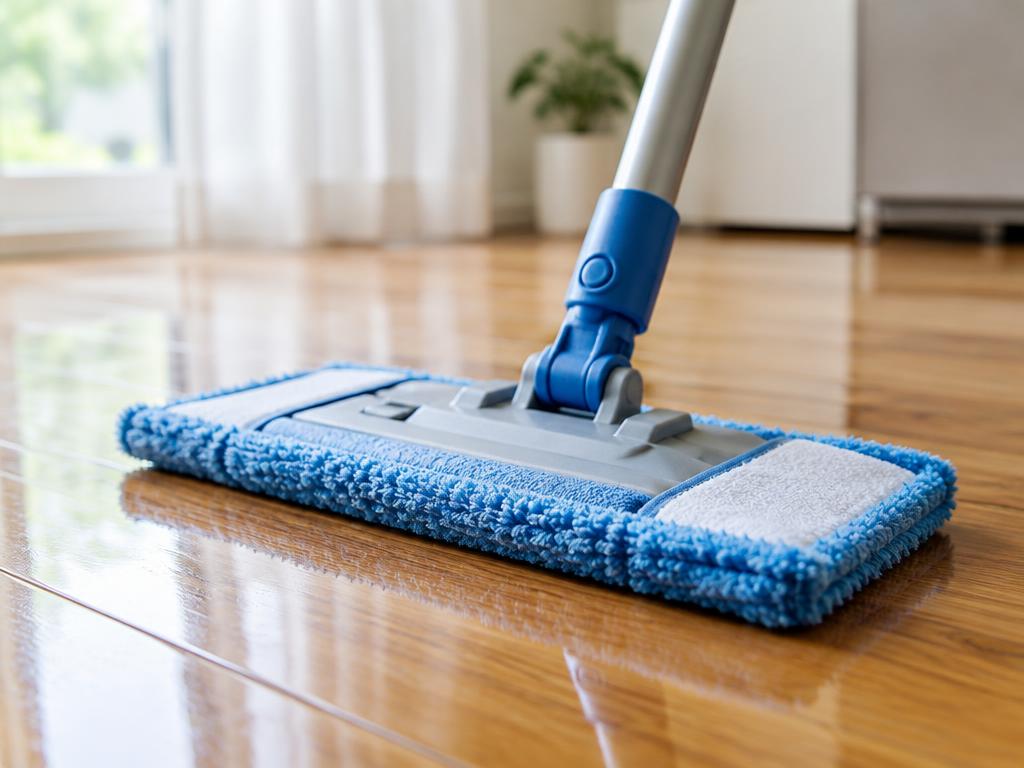 Hardwood mop & polish
