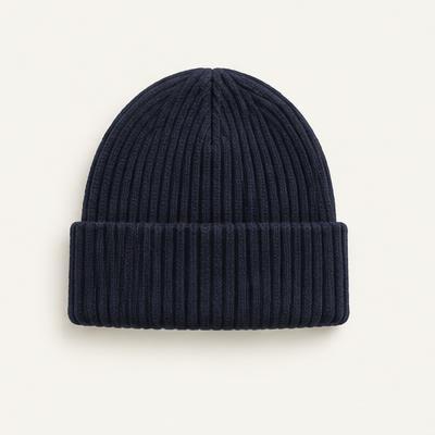 Ribbed Wool Beanie