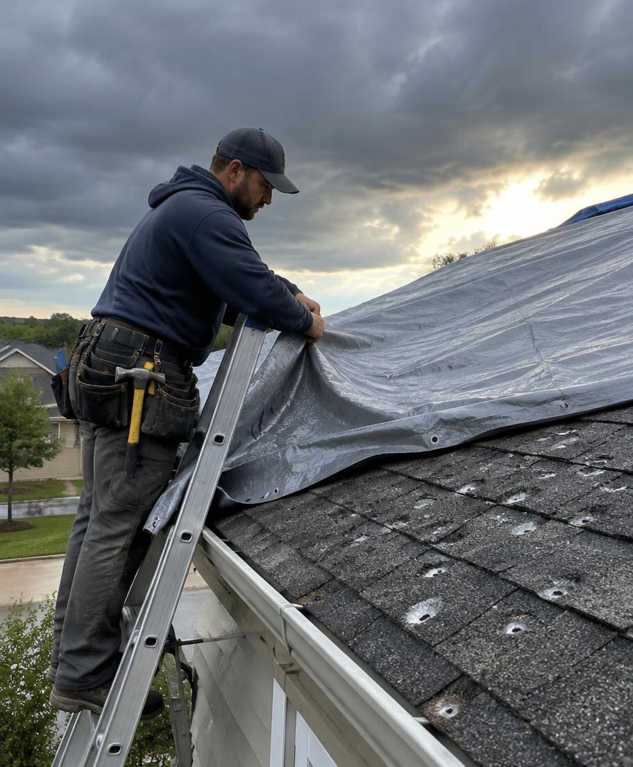 Storm and leak repair by Ironpeak Roofing Co.